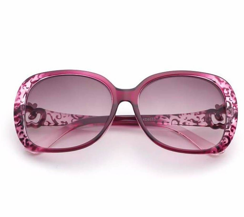 Pink frame sunglasses for women