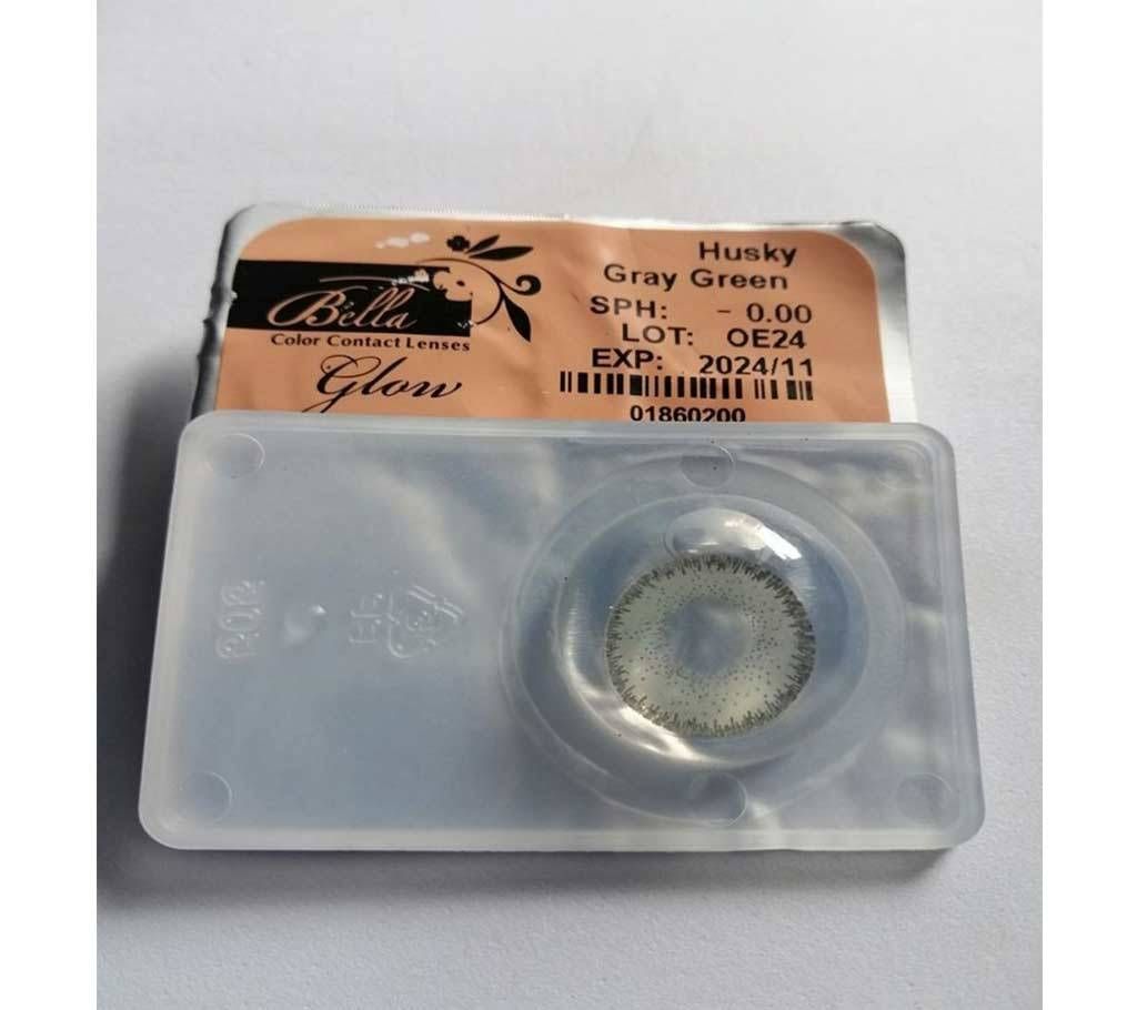 Bella Elite contact lens - husky gray green