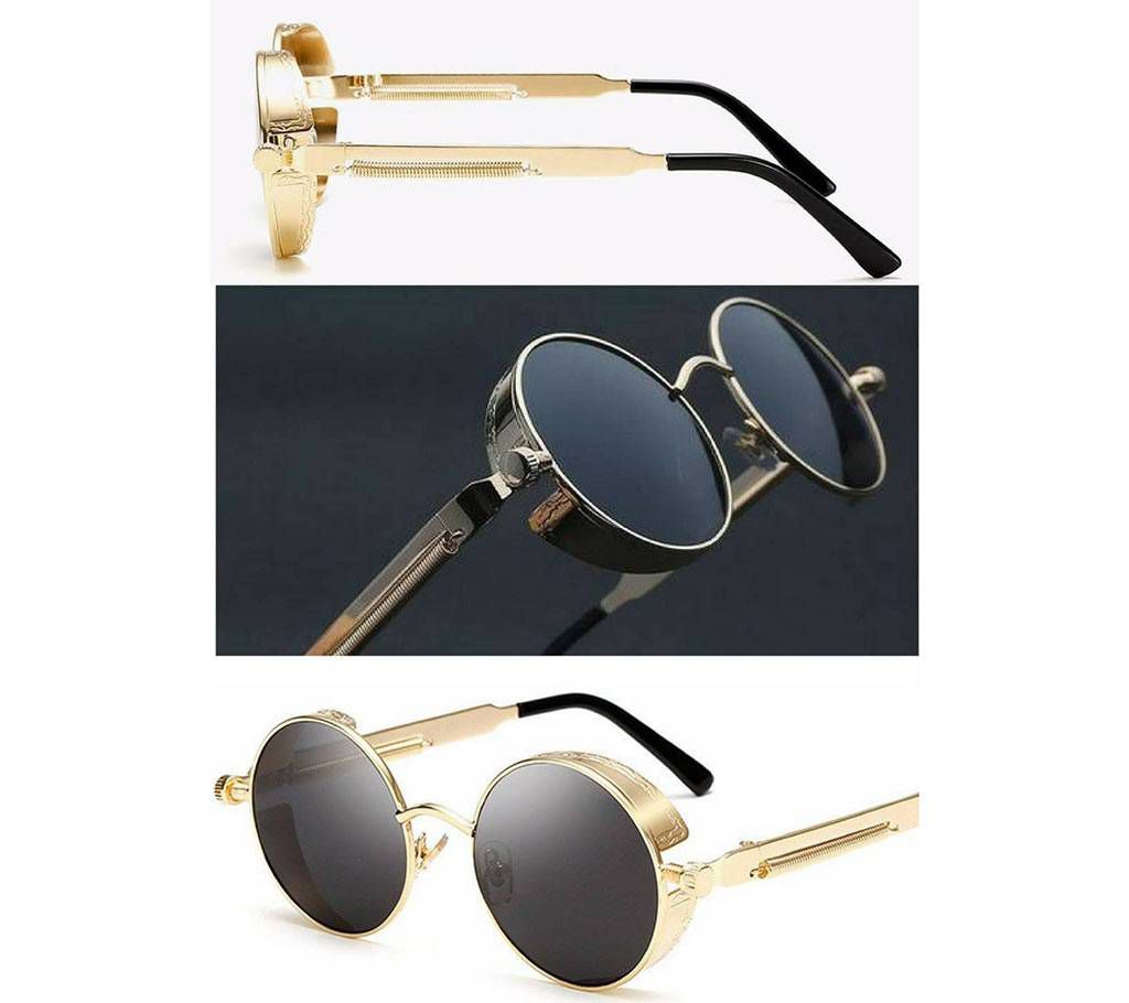 Steampunk metal frame Sunglasses for men 