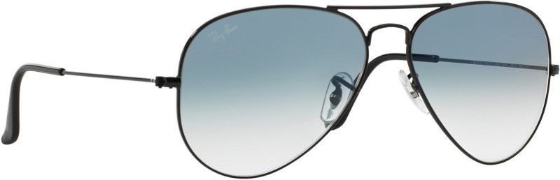 Gradient Aviator Sunglasses (58)  (For Men, Blue)