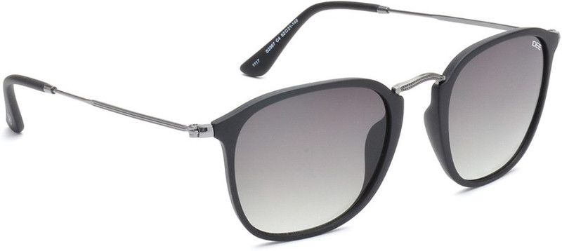 Gradient Rectangular Sunglasses (52)  (For Men & Women, Green)