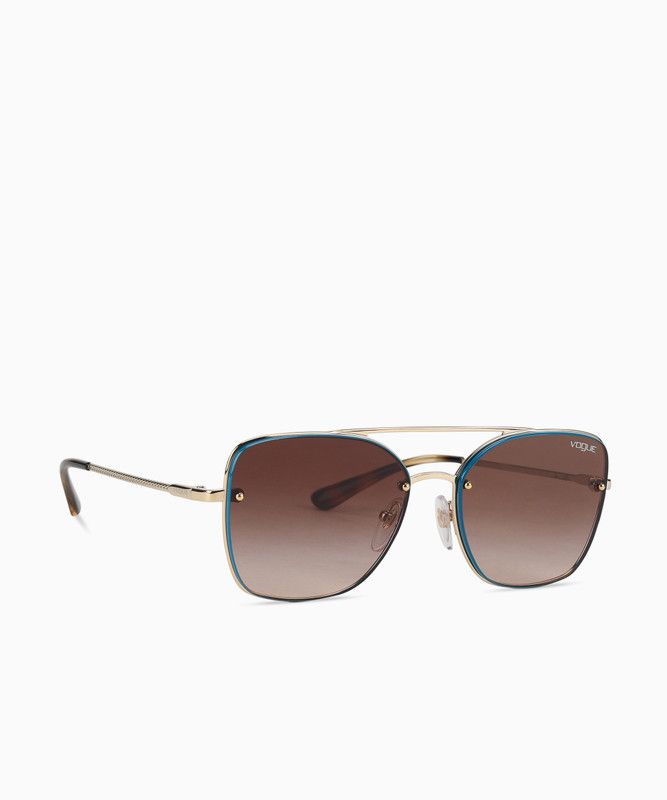 UV Protection Butterfly Sunglasses (56)  (For Women, Brown)