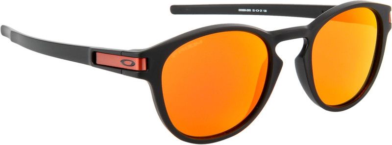 Round Sunglass  (For Men & Women, Brown, Red)