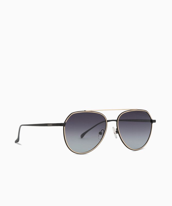 Polarized, Gradient Aviator Sunglasses (56)  (For Men, Grey)