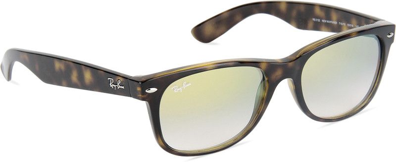Gradient, Mirrored, UV Protection Wayfarer Sunglasses (Free Size)  (For Men & Women, Clear)