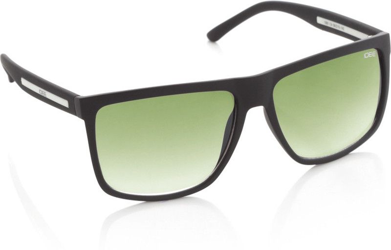 Rectangular Sunglasses (58)  (For Men, Green)