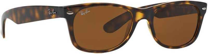 UV Protection Wayfarer Sunglasses (52)  (For Men, Brown)