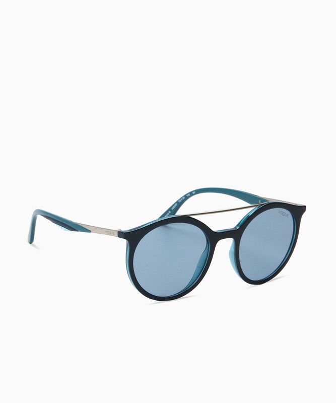 UV Protection Round Sunglasses (50)  (For Women, Blue)