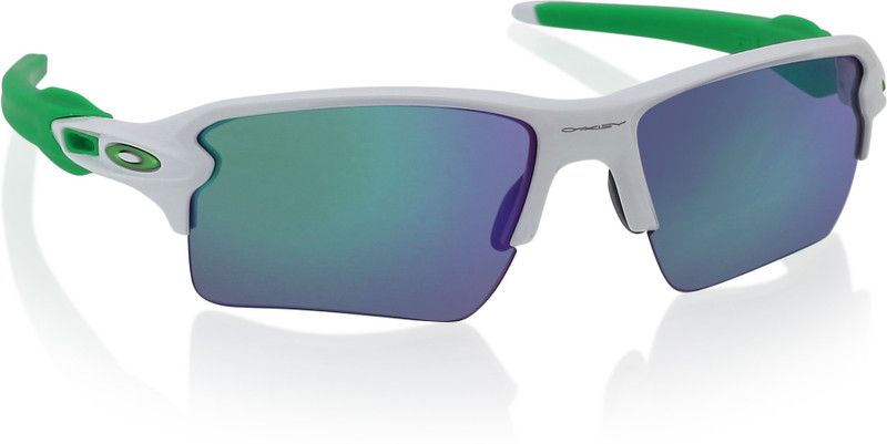 FLAK 2.0 XL Rectangular Sunglass  (For Men, Silver)