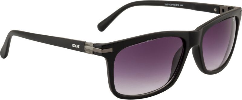 Gradient Wayfarer Sunglasses (56)  (For Men & Women, Violet)