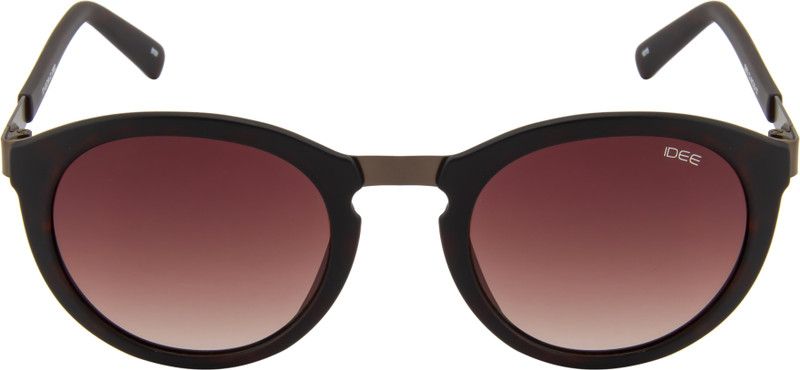 Gradient Round Sunglasses (48)  (For Men & Women, Brown)