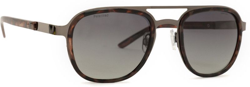 Polarized, Gradient, UV Protection Over-sized Sunglasses (54)  (For Men & Women, Green)
