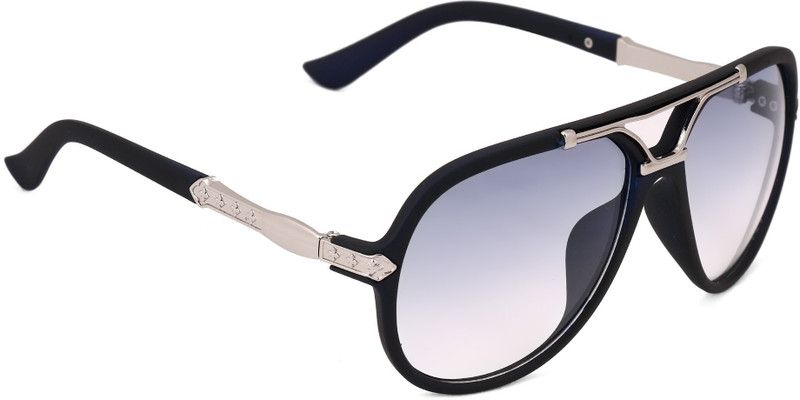 Wayfarer Sunglasses (53)  (For Men, Blue)