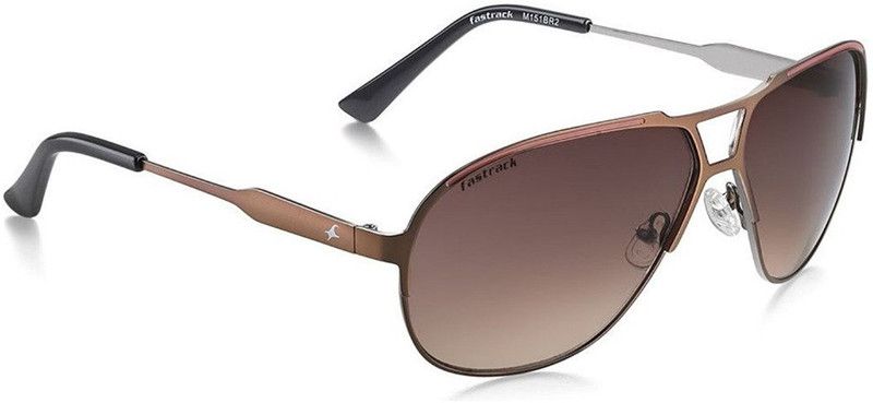 UV Protection Aviator Sunglasses (Free Size)  (For Men & Women, Brown, Orange)