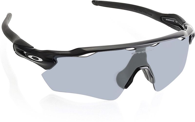 RADAR EV PATH Rectangular Sunglass  (For Men, Grey)