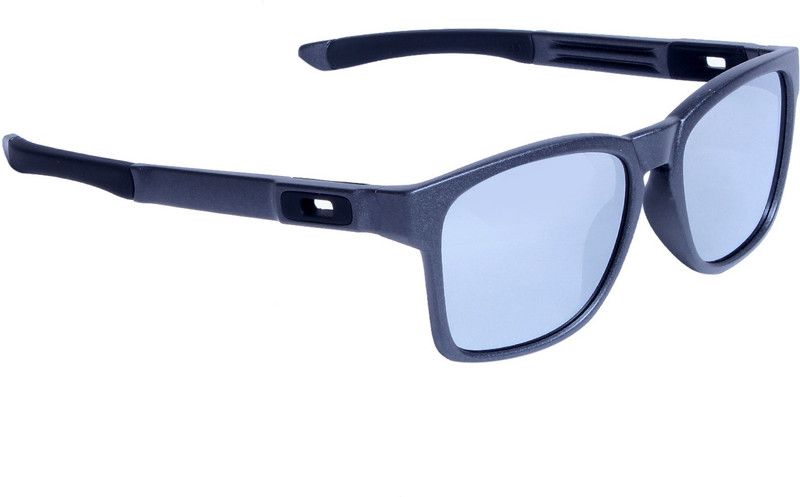 CATALYST Round Sunglass  (For Men, Grey)