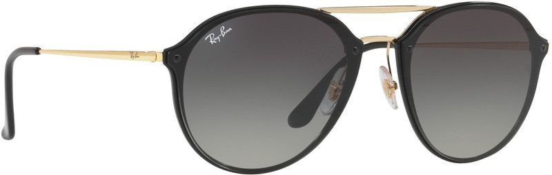Gradient Round Sunglasses (62)  (For Men & Women, Grey)