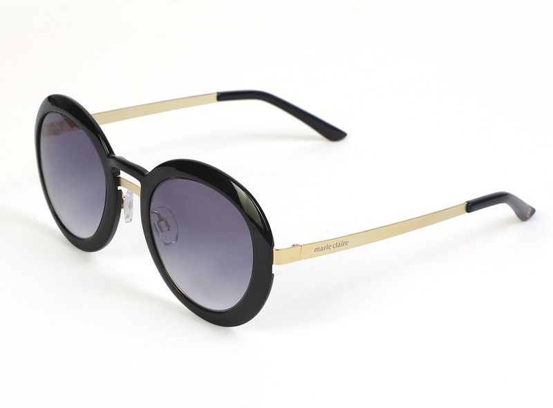 Gradient, UV Protection Round Sunglasses (Free Size)  (For Women, Grey)