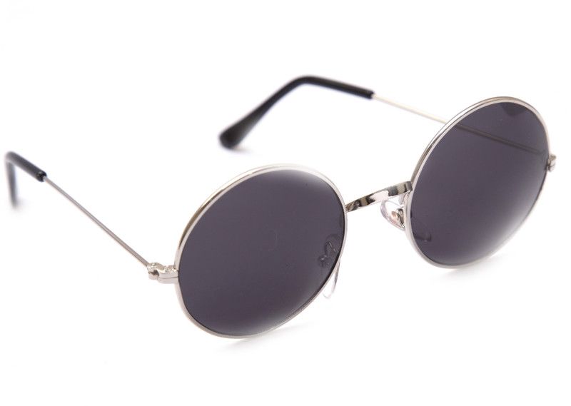 UV Protection Round Sunglasses (Free Size)  (For Men & Women, Violet)