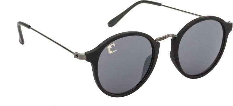UV Protection Oval Sunglasses (Free Size)  (For Boys, Black)