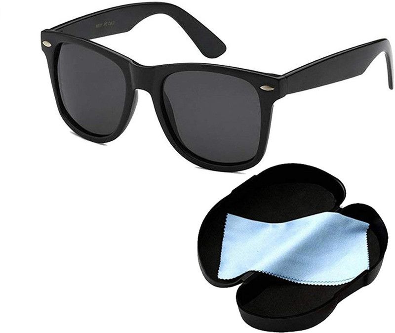UV Protection Wayfarer Sunglasses (20)  (For Boys & Girls, Black)