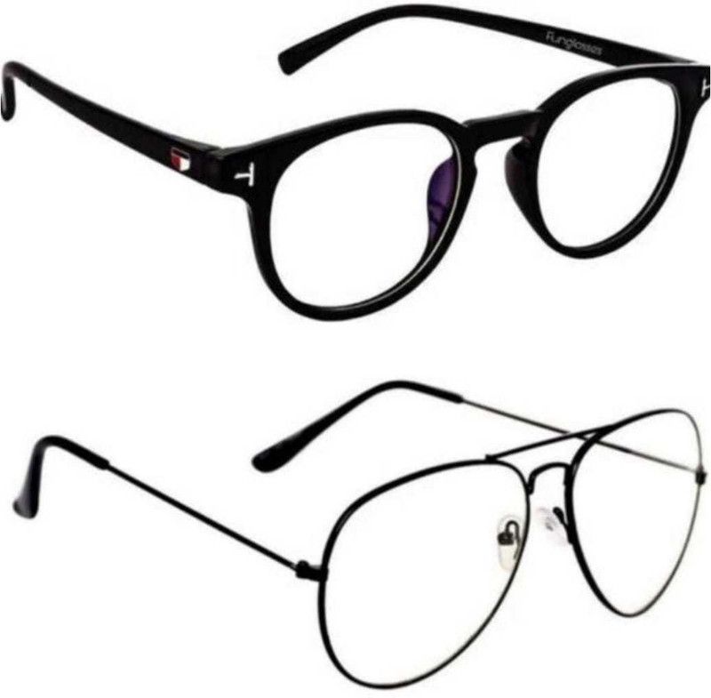 Aviator Sunglasses  (For Men & Women, Clear)