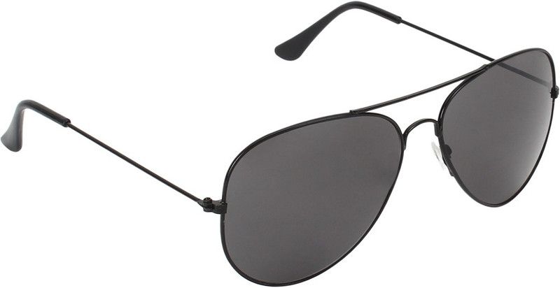 Gradient, UV Protection Aviator Sunglasses (55)  (For Men & Women, Black)