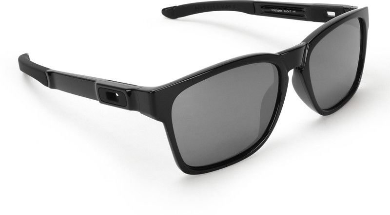 CATALYST Rectangular Sunglass  (For Men, Grey)