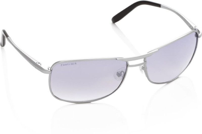 Gradient, UV Protection Rectangular Sunglasses (Free Size)  (For Men & Women, Violet)