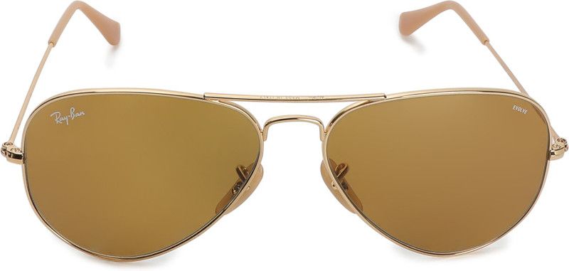 UV Protection Aviator Sunglasses (57)  (For Men, Blue)