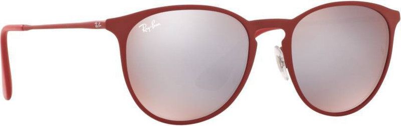 Mirrored Round Sunglasses (54)  (For Men & Women, Violet)