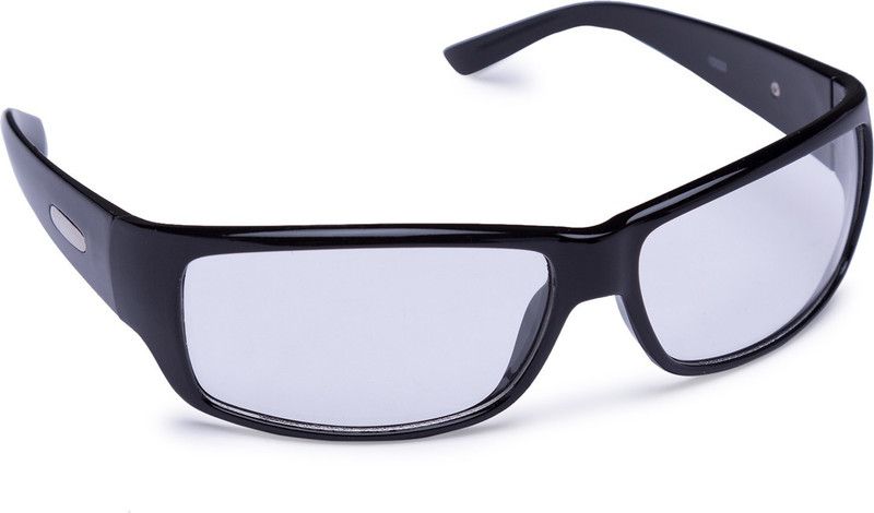 UV Protection Round Sunglasses (56)  (For Men, Clear)