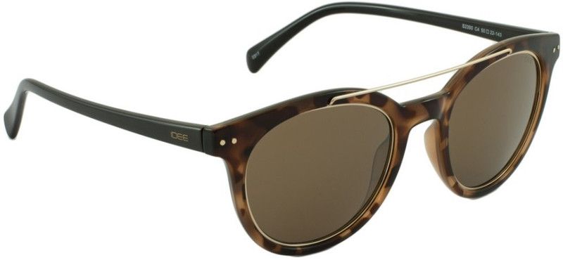 Mirrored Oval Sunglasses (50)  (For Men & Women, Golden)