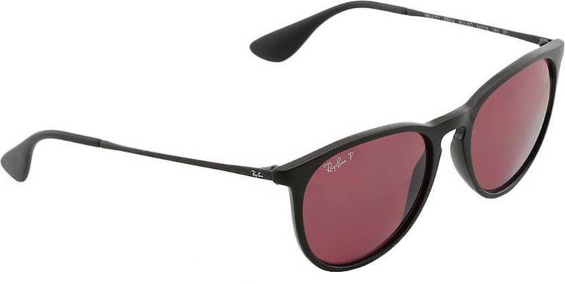 Polarized Wayfarer Sunglasses (54)  (For Men & Women, Violet)