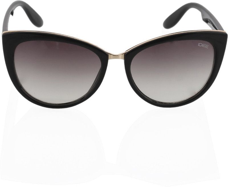 Gradient, UV Protection Cat-eye Sunglasses (57)  (For Women, Green)