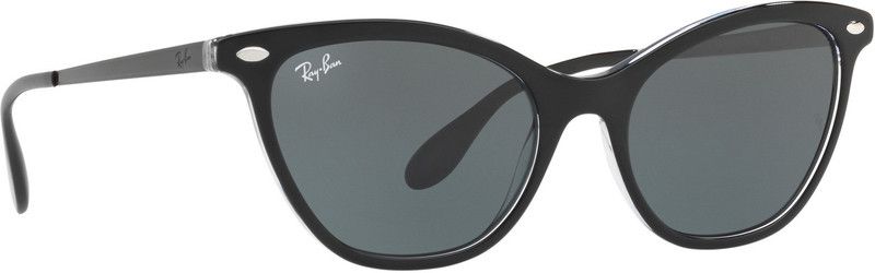 UV Protection Cat-eye Sunglasses (54)  (For Women, Green)