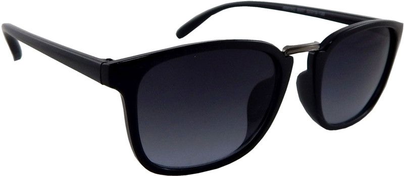 UV Protection, Gradient Rectangular Sunglasses (Free Size)  (For Men & Women, Blue)