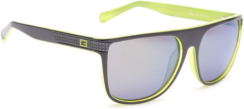 Mirrored Wayfarer Sunglasses (Free Size)  (For Men & Women, Grey, Green)