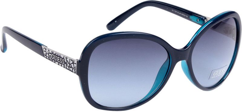 Round Sunglasses (Free Size)  (For Women, Blue)