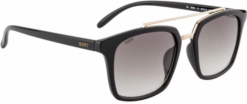 Gradient Aviator Sunglasses (53)  (For Men & Women, Grey)