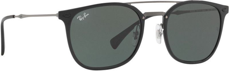 UV Protection Round Sunglasses (55)  (For Men, Green)