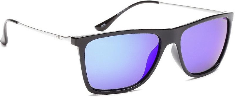 Mirrored Wayfarer Sunglasses (Free Size)  (For Men & Women, Green, Blue)