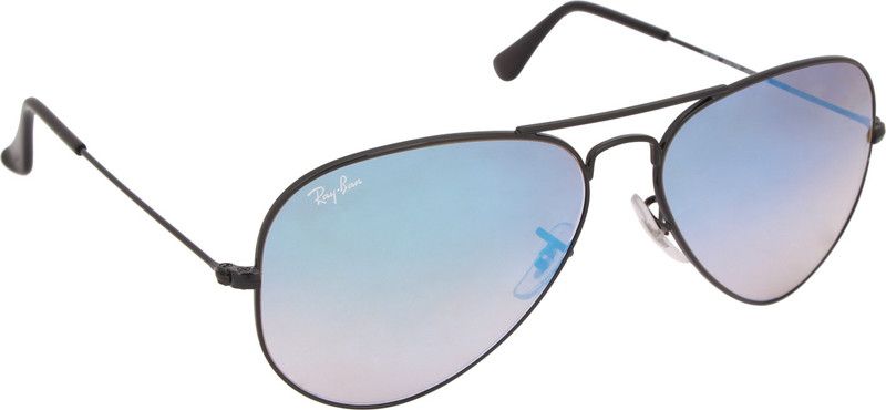Gradient Aviator Sunglasses (Free Size)  (For Men, Blue)