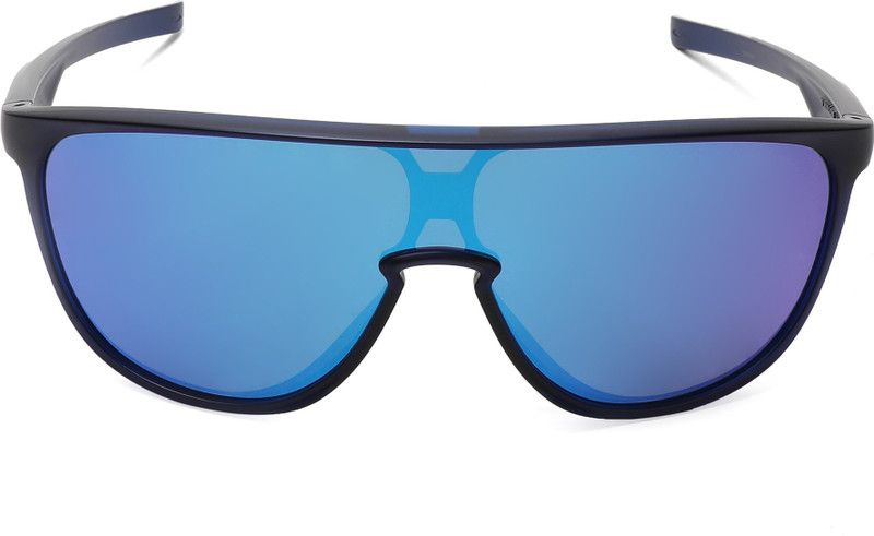 TRILLBE Rectangular Sunglass  (For Men, Blue)