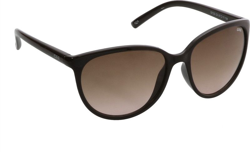 Gradient Round Sunglasses (57)  (For Women, Brown, Pink)