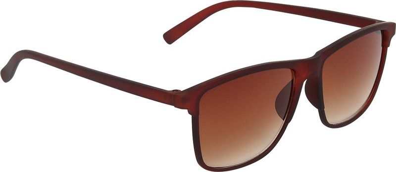 Riding Glasses, Night Vision Wayfarer Sunglasses (41)  (For Men & Women, Brown)