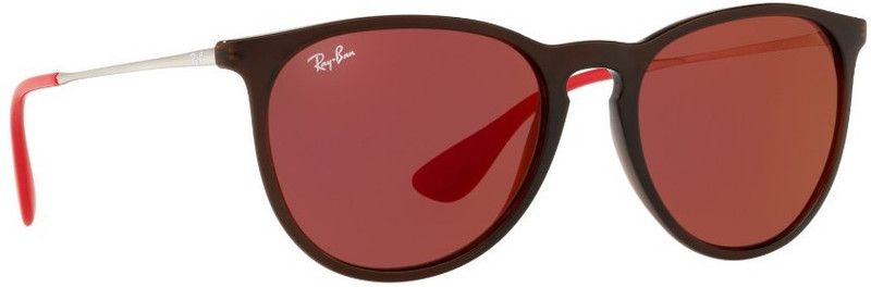 UV Protection Oval Sunglasses (54)  (For Men & Women, Red)