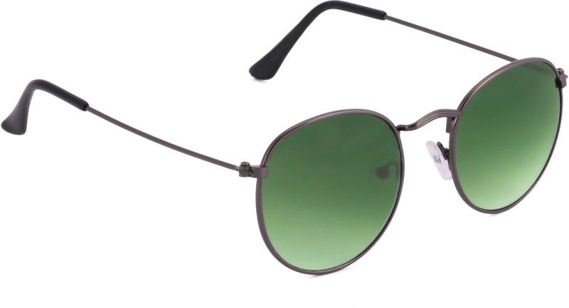 Round Sunglasses (53)  (For Men, Green)