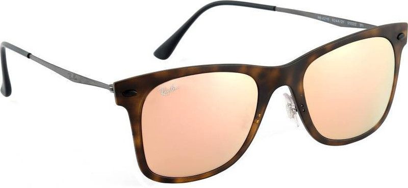 Mirrored Wayfarer Sunglasses (50)  (For Men & Women, Pink, Multicolor)