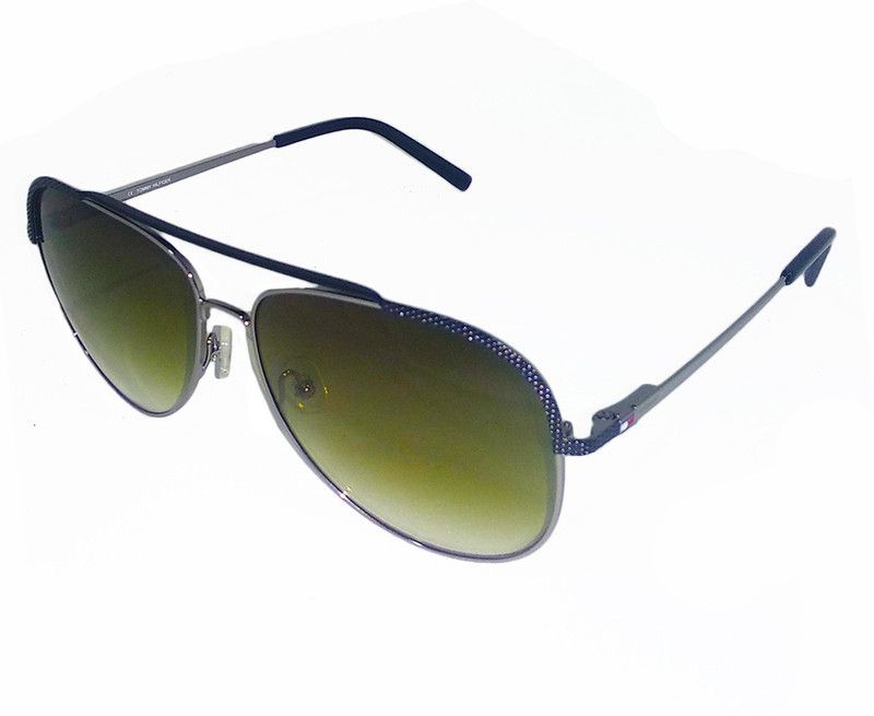 Gradient, UV Protection Aviator Sunglasses (60)  (For Men & Women, Green)